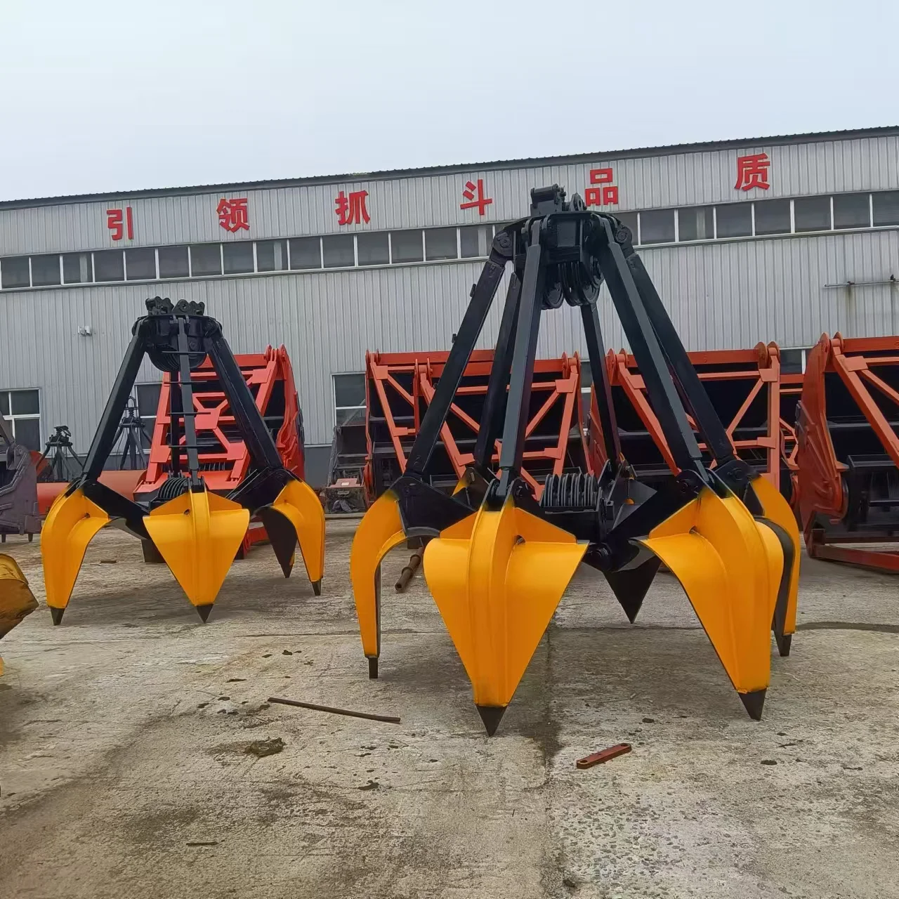 Large Hydraulic Six-Petal Grab with Strong Gripping Force Easy Operation Core Engine Motor Components Product Category Grapples view 2