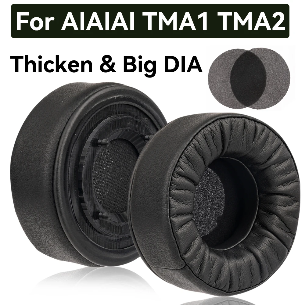 Earpads For AIAIAI TMA1 TMA2 Over Ear Headset Big Thicken Ear Pads Replacement