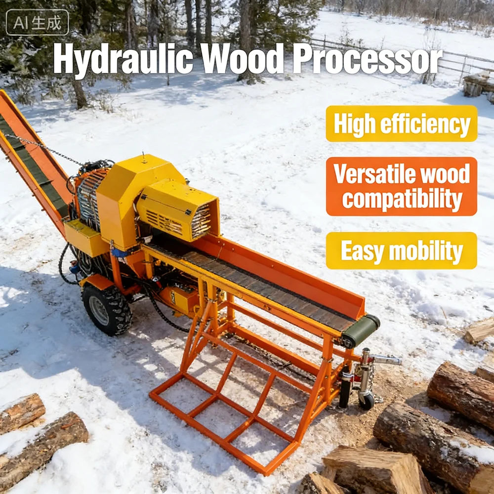 Compact 2 Way Blade Log Splitter 30T Petrol Wood Splitting Tool Rapid Timber Processor For Professional Estate Management