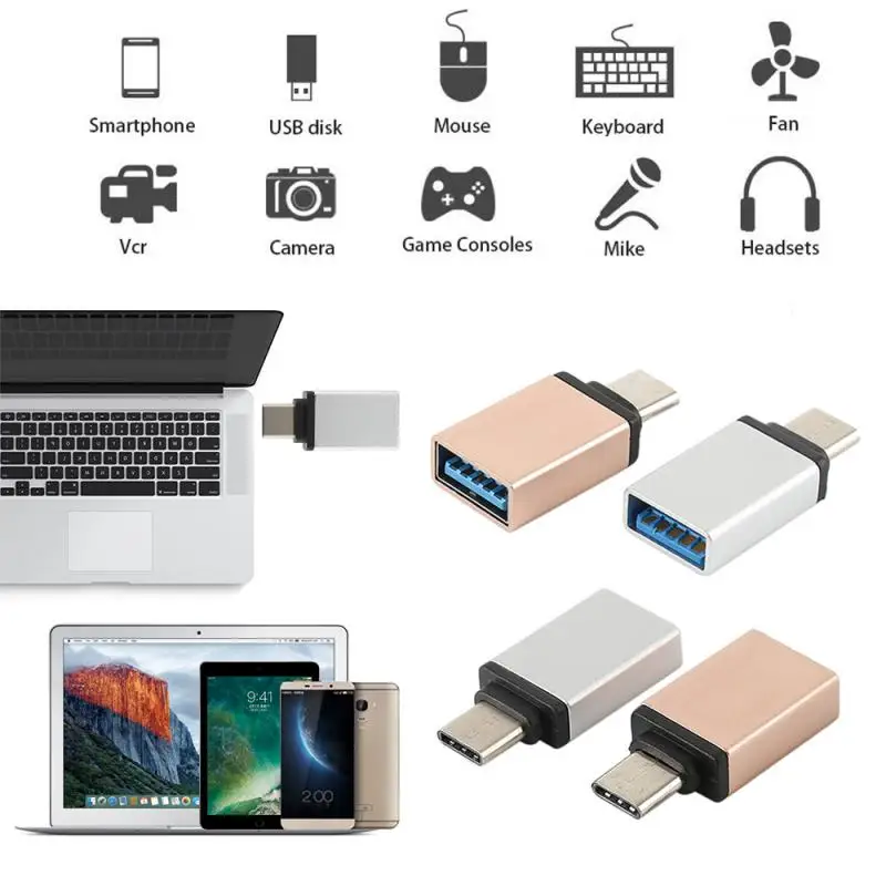 Type C OTG Adapter USB Type-C Male To USB 3.0 Female Converter For Macbook USB C OTG Connector Accessories