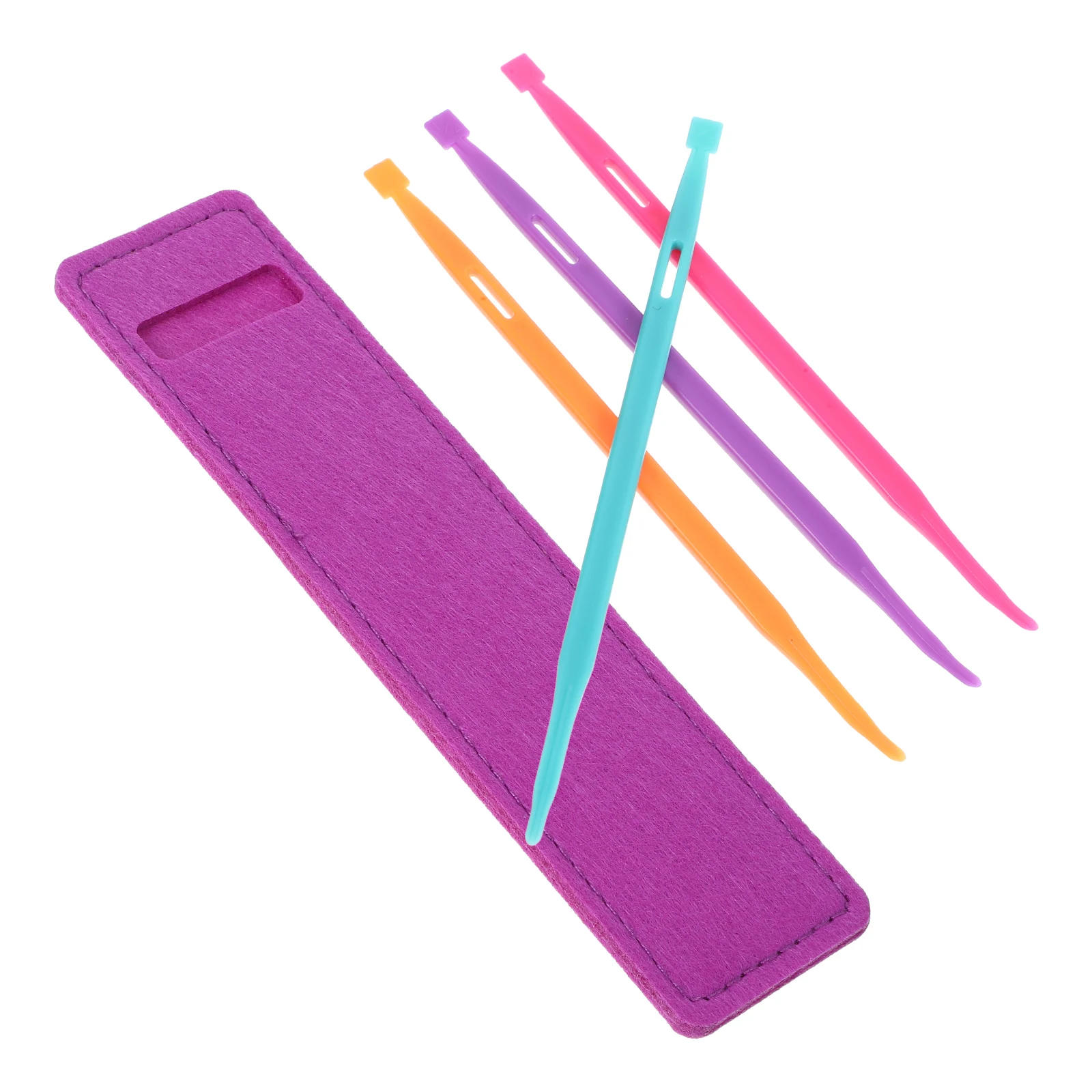 

4pcs Thang Tool Set Felt Storage Bag Multifunctional Portable Kit For Home Crafts Travel Sewing Accessories Toolkit Beginners