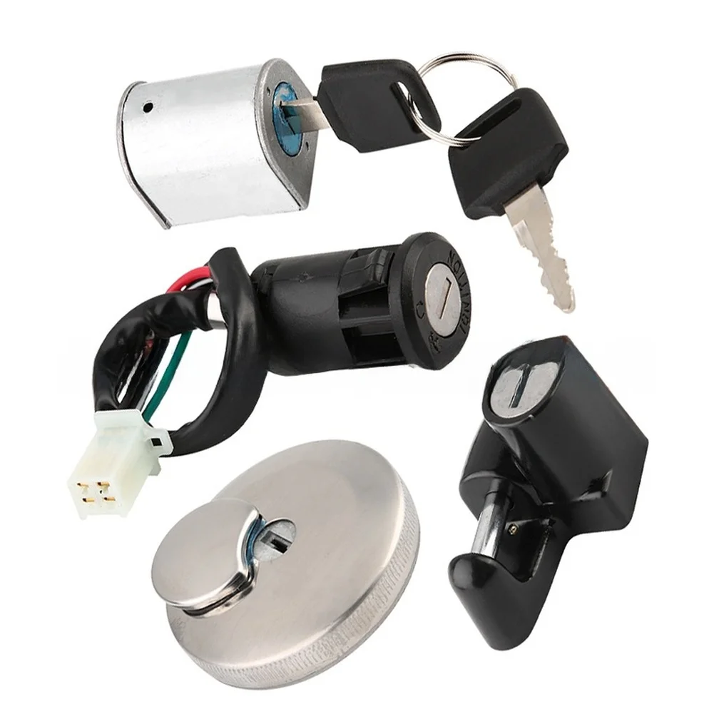 Functional Lock Set for Honda Monkey Z50 50A Z50J Z50R Provides Secure Access Control with Matching Key Configuration