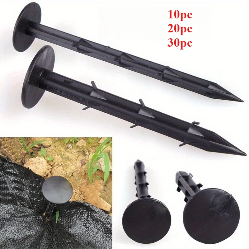 11/16/20/30cm Ground Nail Film Fixed Garden Pegs Greenhouse Film Weed Prevention Ground Cloth Sunshade Fly Net Plastic Fixed Peg