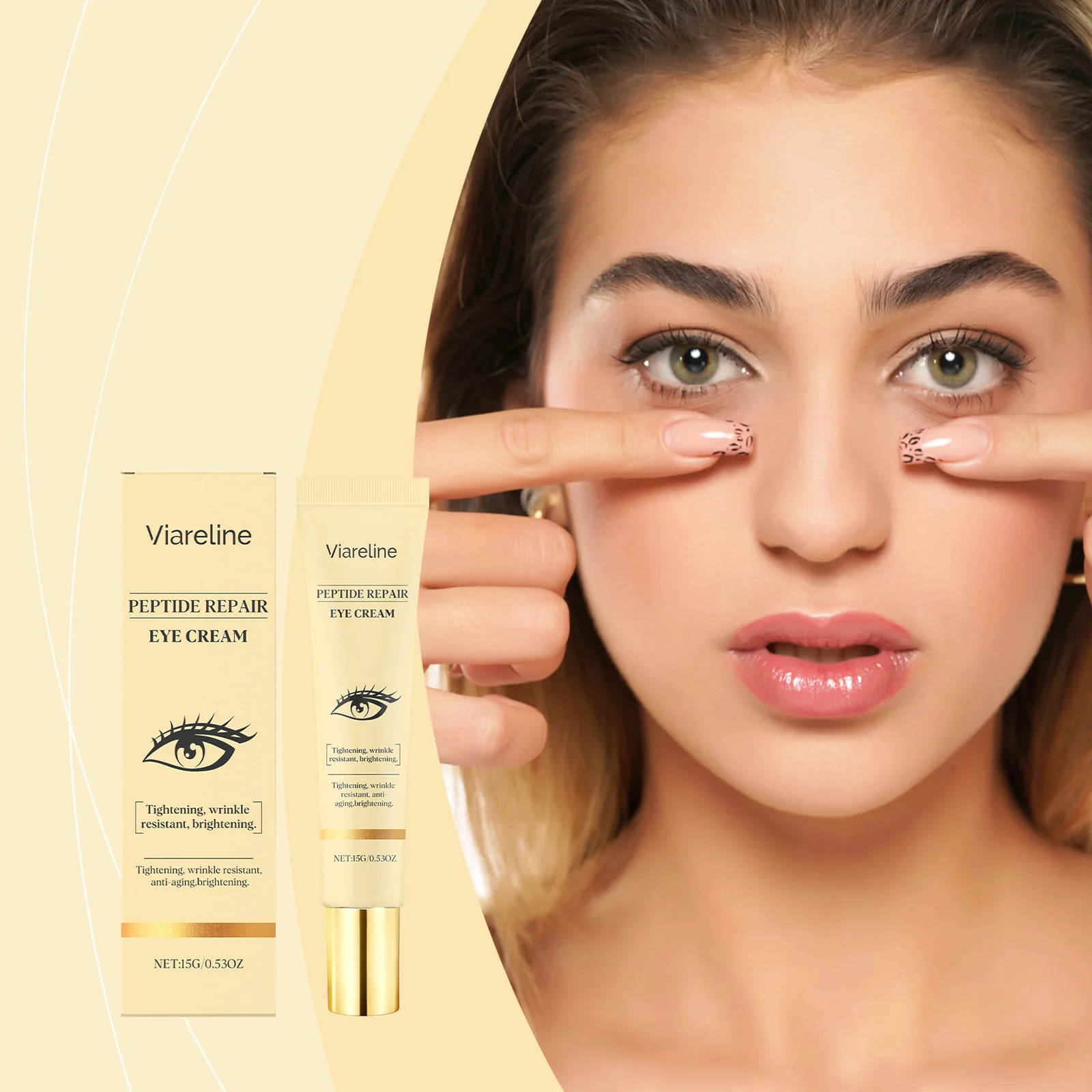 

Anti Aging Eye Cream Fade Fine Lines Wrinkle Lightening Dark Circles Firming Eye Bags Puffiness Moisturizing Brightening