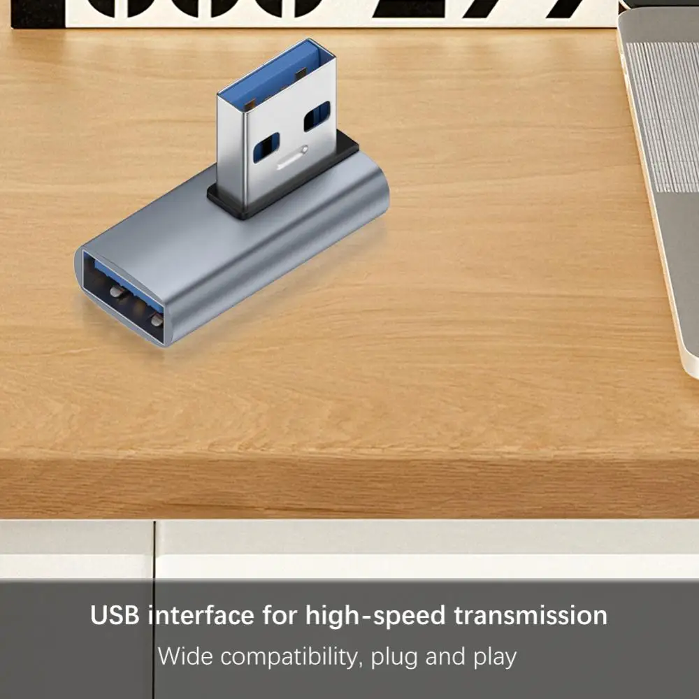  U-shape 10Gbps Up Down 90 Degree Angled USB 3.0 TYPE-C Usb-c 10Gbps M/F Adapter A Male To Female Extension Connector 3A charge