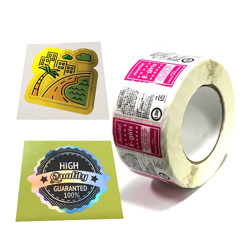 

Waterproof UV Custom Made Company Logo Printed Private Label Sticker Printing