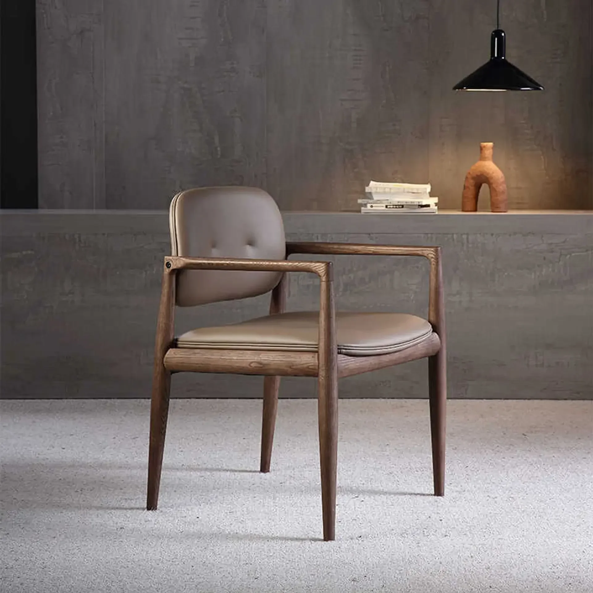 Modern high-end designer armrest back chair negotiation chair