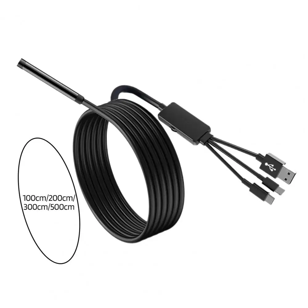 Waterproof Endoscope Camera Phone Inspection Camera Inspection Endoscope Camera with Light Ip67 Waterproof Borescope for Phone