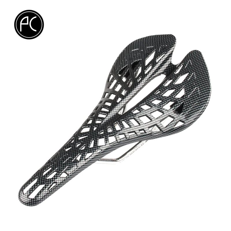 Siège de selle creux PCycling, type toile d'araignée, léger pour vélo de montagne, piste de vélo de 