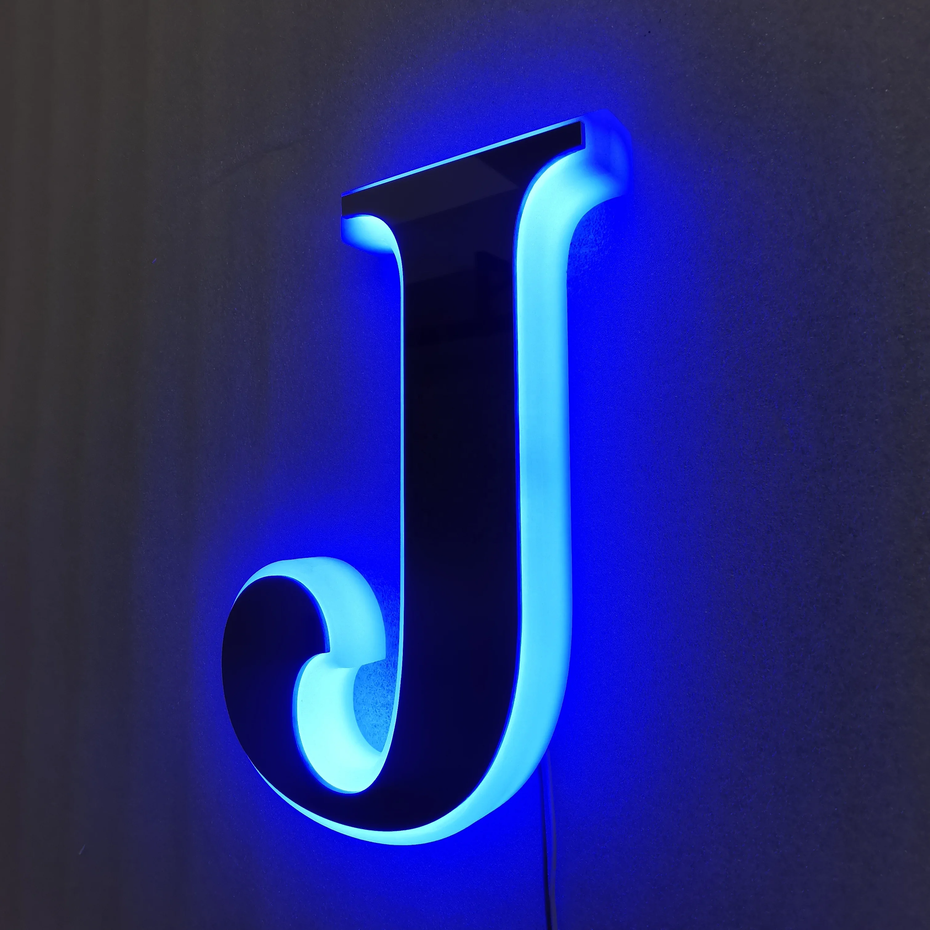 Waterproof 3D Acrylic LED yacht lettering illuminated yacht signs with polishing 316L Marine cut letter for Ship