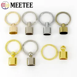 5/10/20Pcs Metal O Ring Buckles Keychain Tassel Pendant Stopper Hook Clasp Keyring Bag Sides Clip Buckle Luggage Accessories