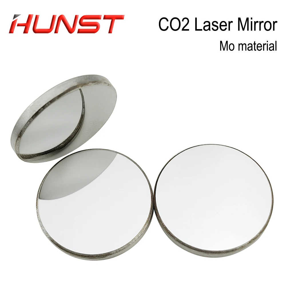 HUNST 3pcs/Lot CO2 Mo Mirror Diameter 20mm 25mm 30mm  Laser Reflective Molybdenum Lens For Engraving and Cutting Machine