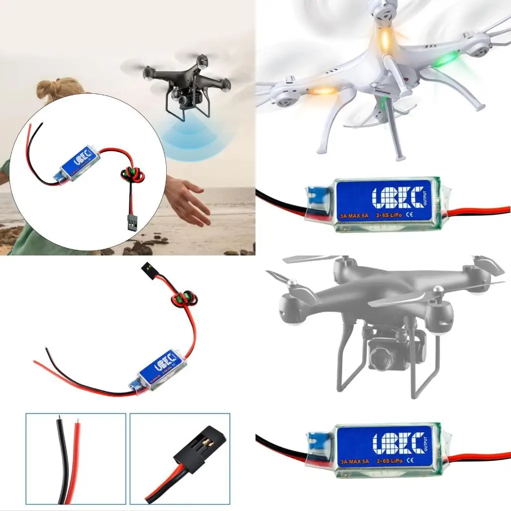  3A Switch Mode UBEC Output 5V 6V Full Shielding Antijamming Switching Regulator