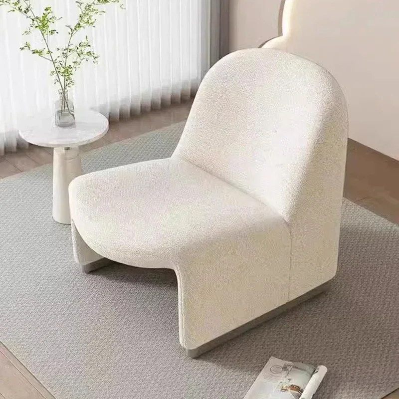 Interior Make Up Chair Reading Single Backrest Ergonomic Deck-chair Modern Living Room Chaise Nordique Living Room Furniture