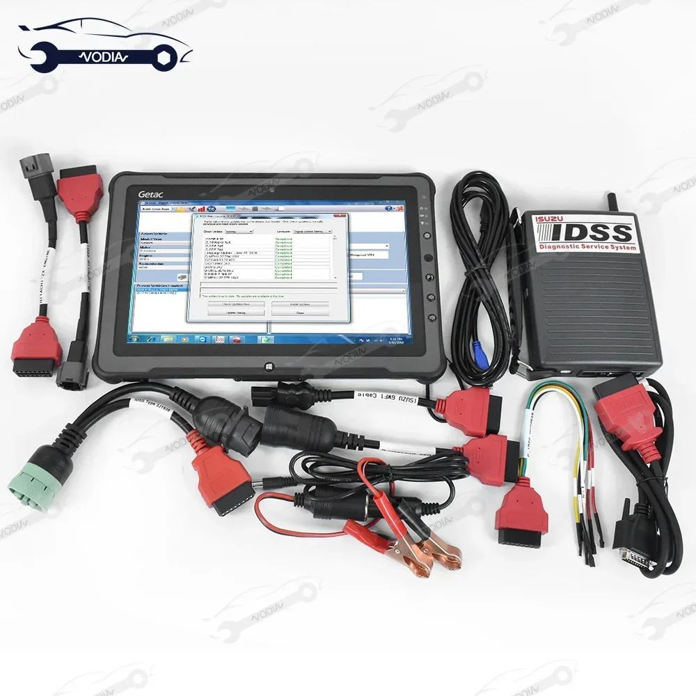 For Isuzu IDSS Diagnostic Kit with F110Tablet G-IDSS E-IDSS for Isuzu Vehicles Excavator Truck Diagnostic Scanner Tool