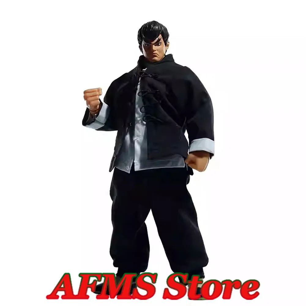 Jada 1/12 Scale Collectible Figure Fei Long Coat Pants Martial Arts Boxing Training Clothes Fit 6Inch Men Soldier Action Figure