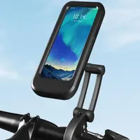 Bicycle Motorcycle Bike Cell Phone Holder Waterproof Handlebar Mobile Phone Clamp Adjustable Cellphone Holder Clip Device Kits