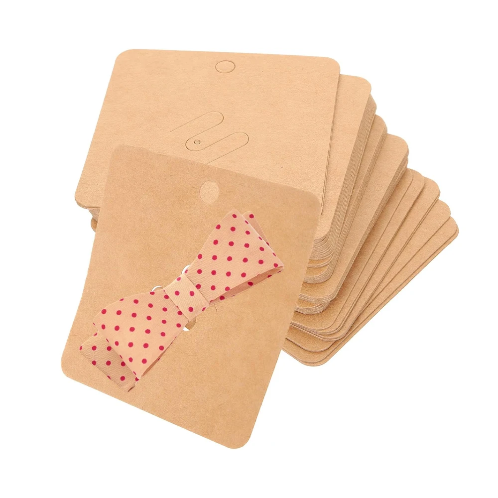 

50 шт. картонных карточек-держателей для брошей, пустые бирки для заколок, упаковка для ювелирных изделий, аксессуары для малого бизнеса, фурнитура