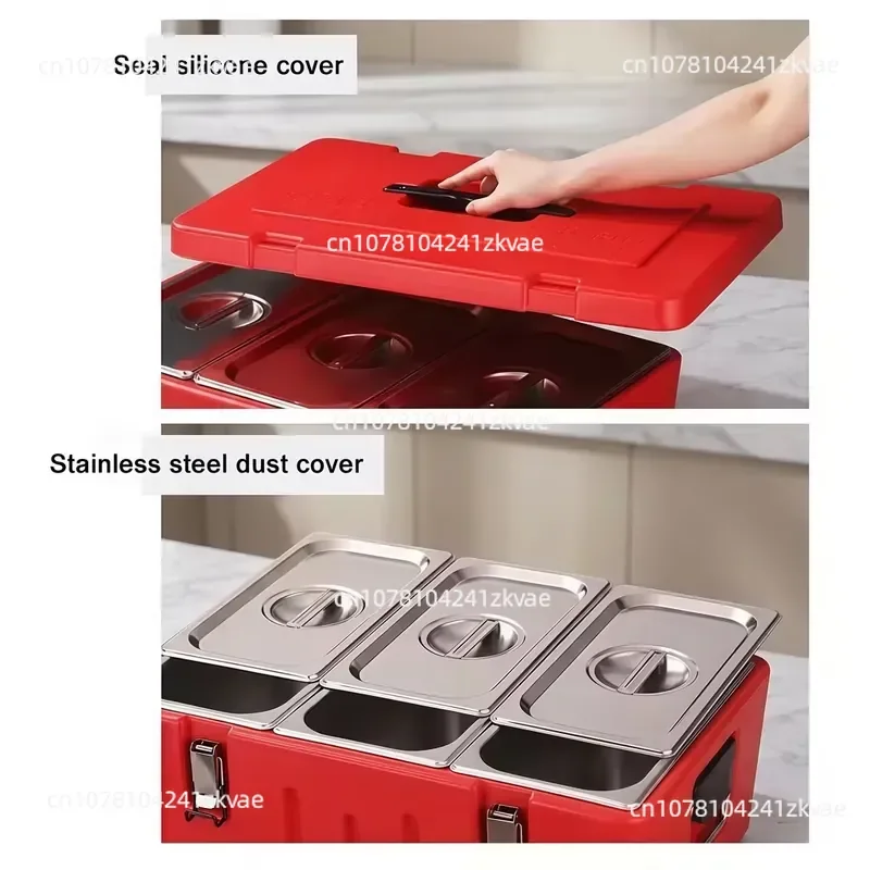 40 Liters Large Capacity Casserole Stainless Steel Thermal Insulation Food Storage Container Restaurant Thermal