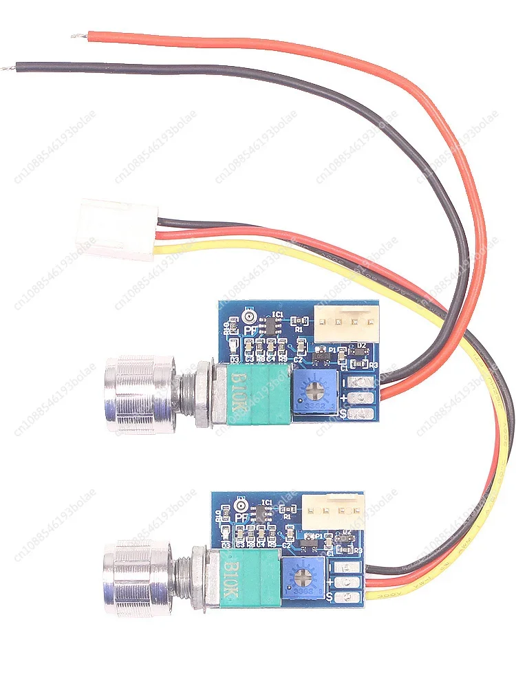 Mainboard DC12V Manual Four-wire PWM Fan Governor with Switch Chassis 4-wire Fan Can Be Turned Off 3A