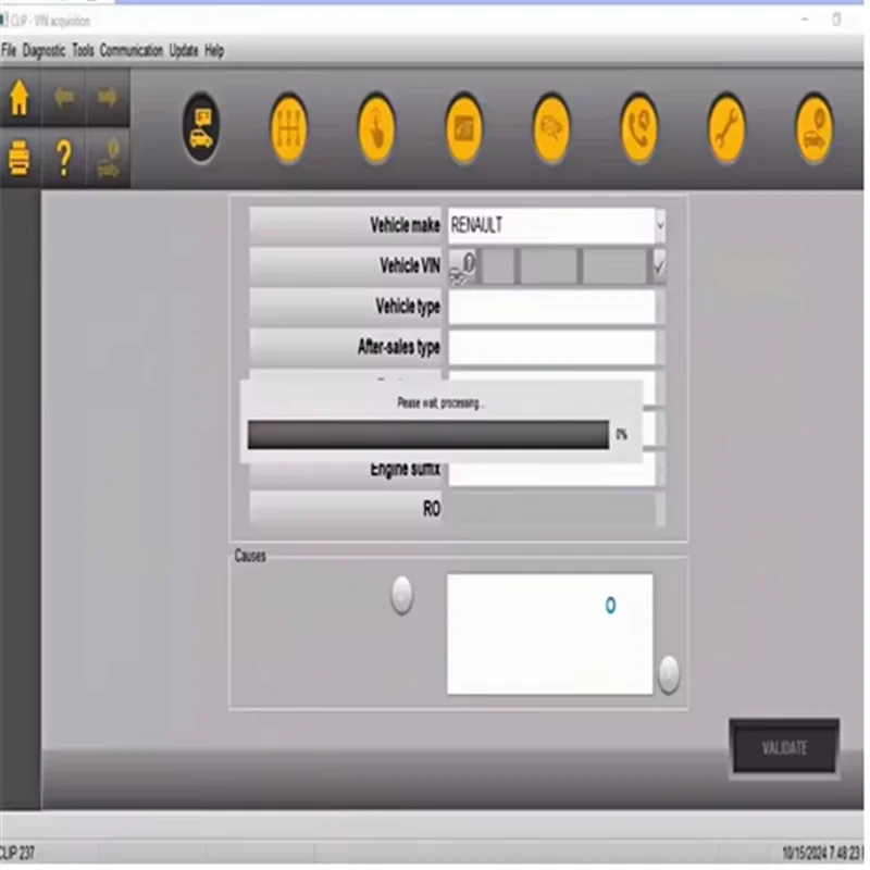 Latest 2025 Clip V237 Latest Software With Keygen For Rena-ult OBD2 Diagnostic software Auto Repair Software