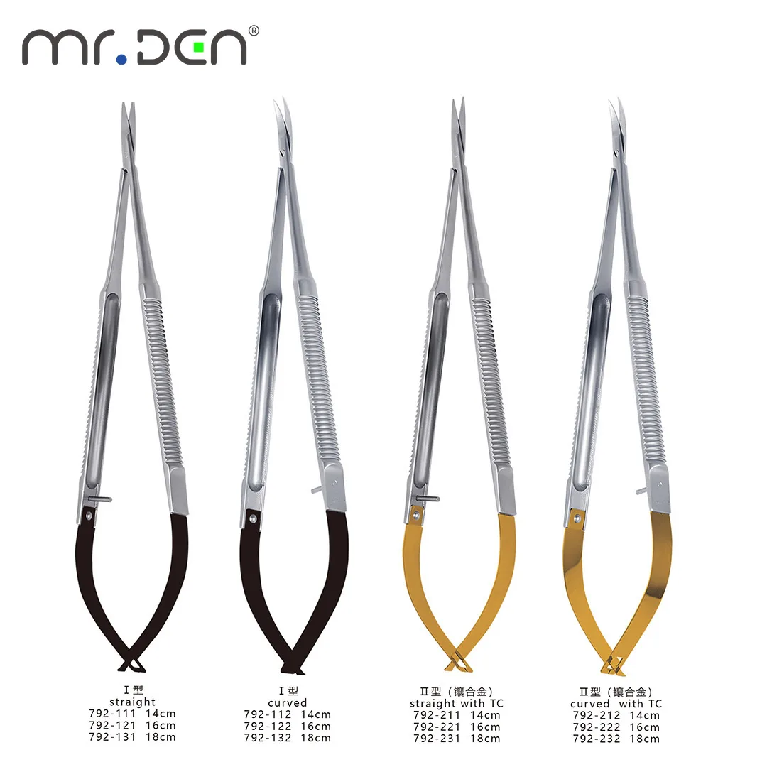 High Quality Dental Microsurgical Scissors Needle Holder Holding Ultra Fine Suture Alloy Tip Tweezers Basic Surgical Instruments