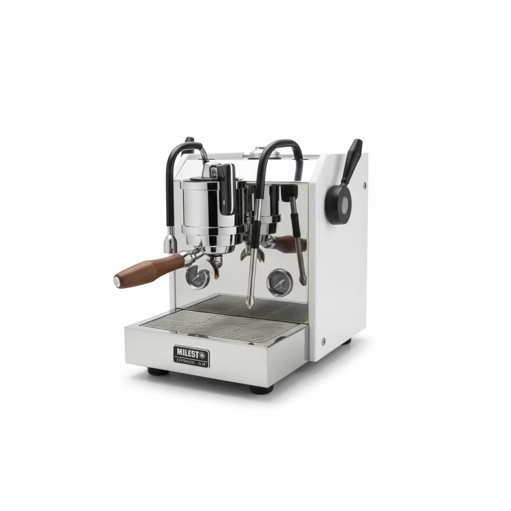 

Semi-Automatic Espresso Coffee Machine, Stainless Steel Dual Boiler Coffee Maker, 38kg/83lbs Commercial Bean to Cup Coffee Maker