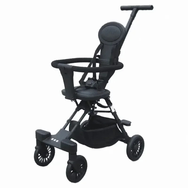 Small stroller, baby walker light two-way simple folding four-wheeled baby