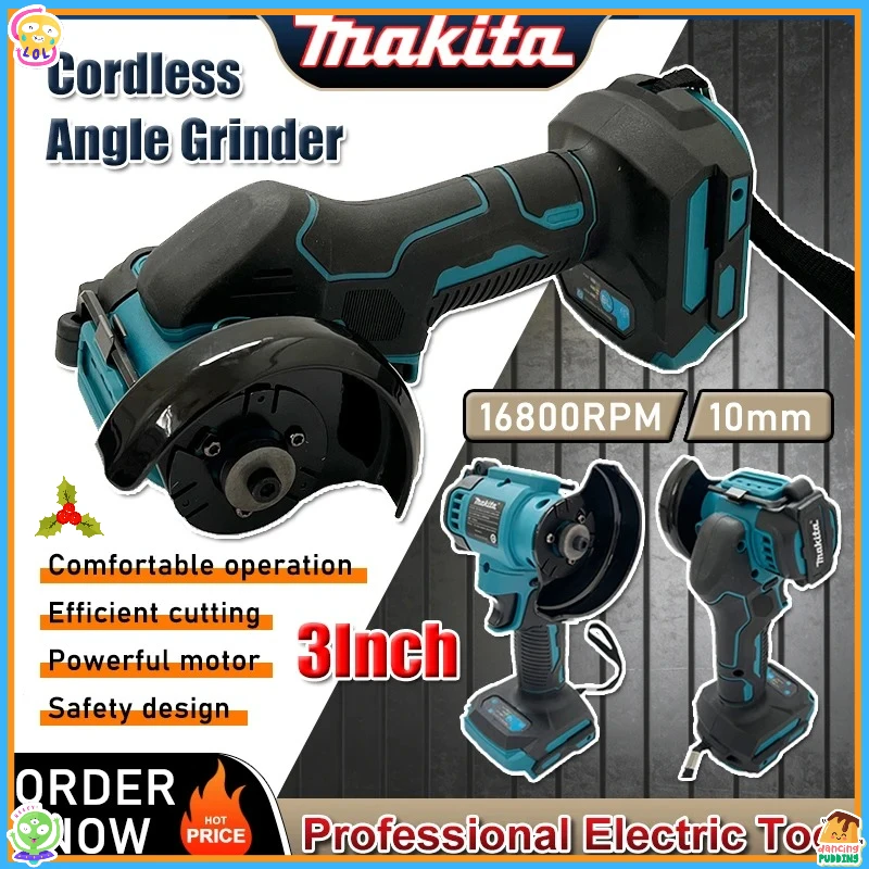 

Makita Mini 3 Inch Angle Grinder Power Tool Cutting Circular Cordless Electirc CUT OFF Saw Power Tool