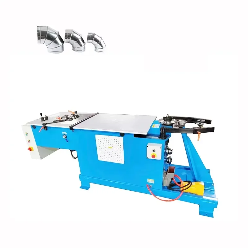 for HVAC Hydraulic Air Duct Corrugated Elbow Duct Making and Forming Machine