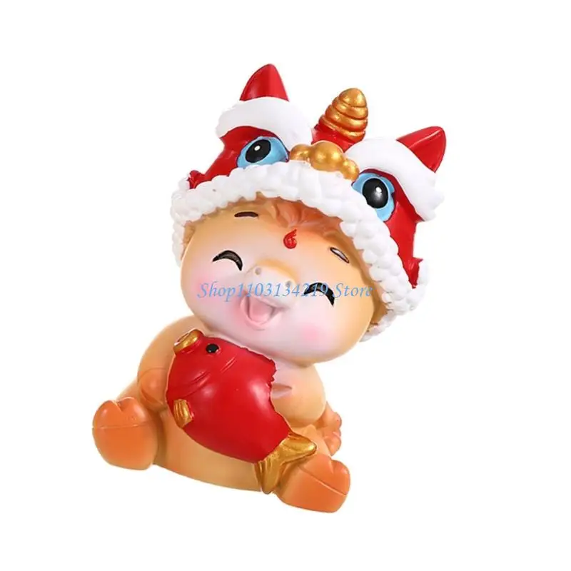 N5KC 2026 سنة من منحوتات الخيول تماثيل الراتنج القابلة للجمع زخرفة الطاولة #5