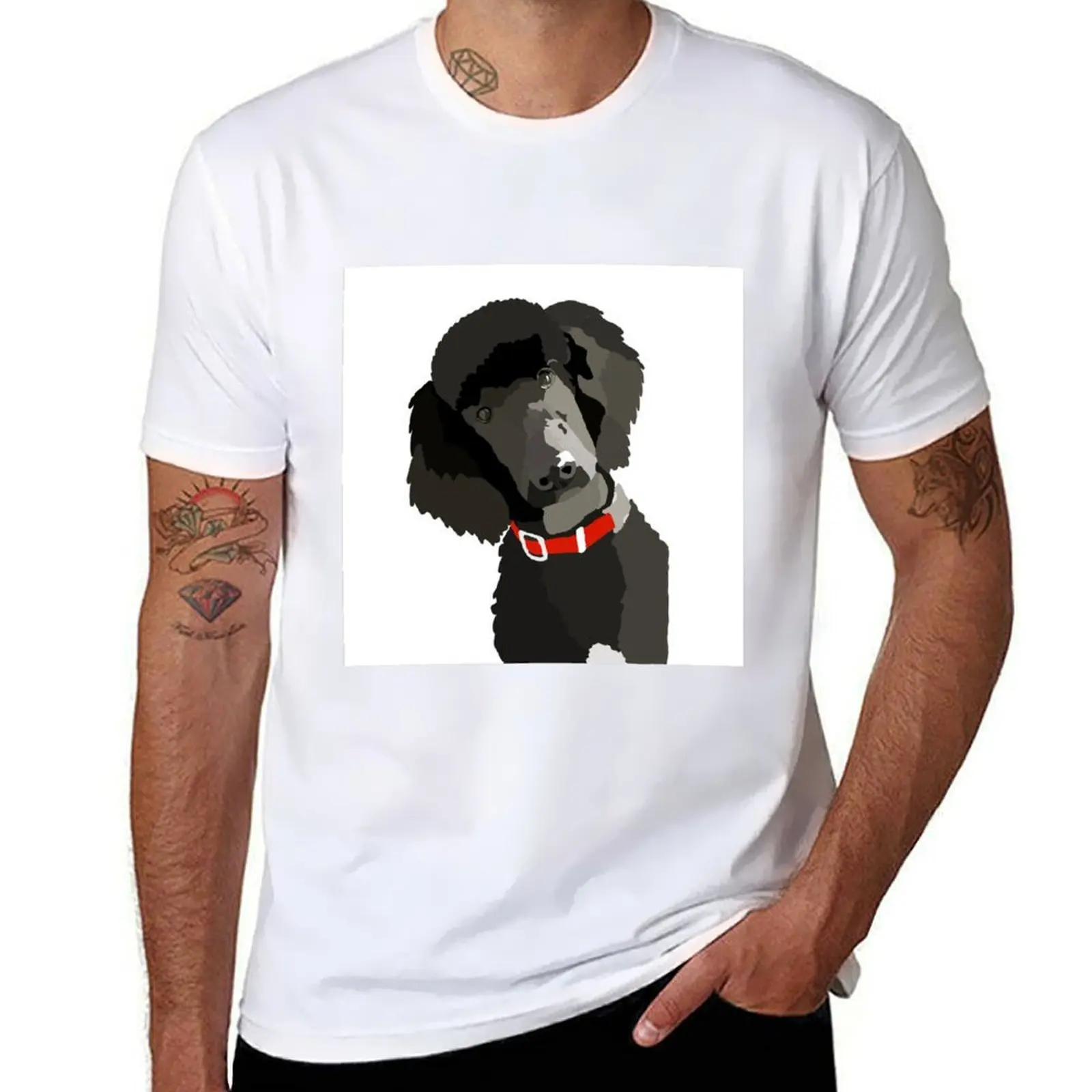 

Poodle doodle T-Shirt man t shirt cotton t shirt personalised T-Shirt