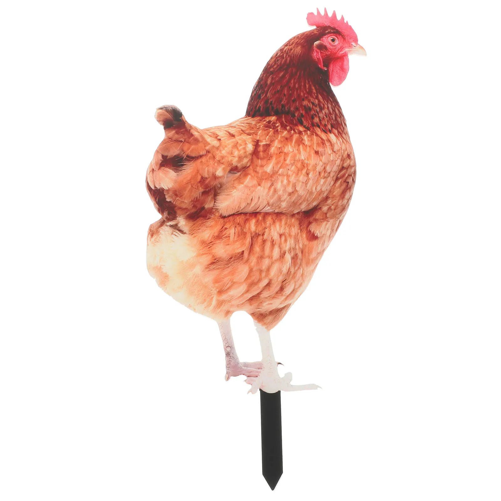 

Outdoor Garden Decorations Acrylic Chicken Yard Stakes Hen naments Lawn Grass Stake For Park Home Courtyard