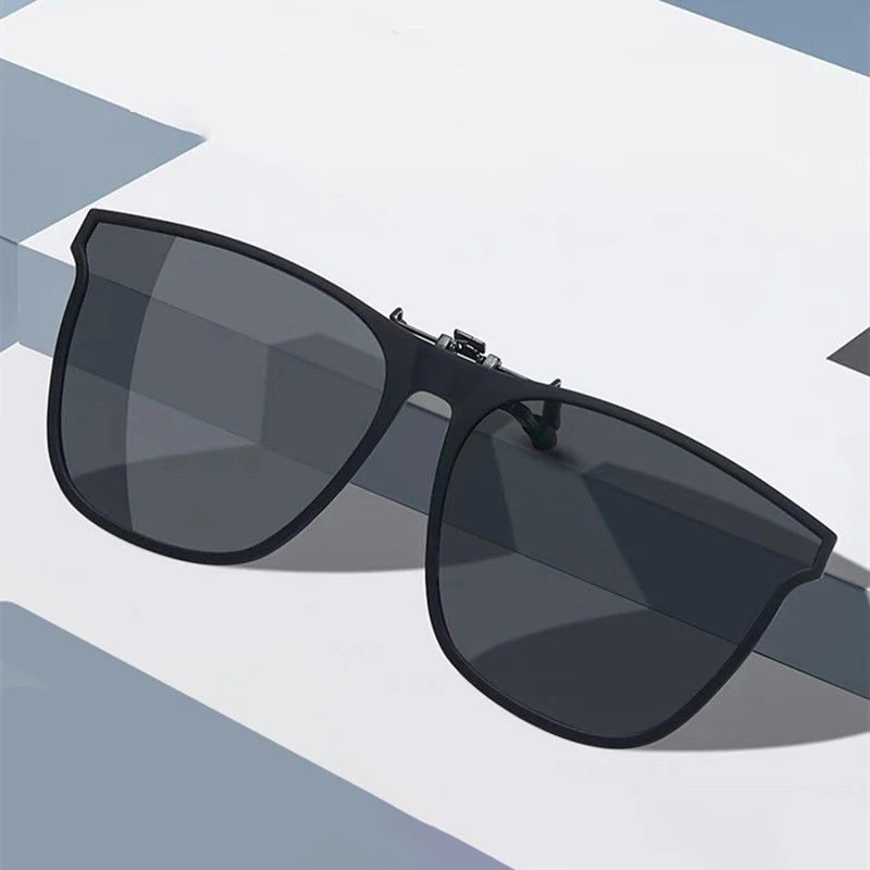 Polarized Veithdia Fishing Outdoor Clip-on Flip Up Clip Rimless Sunglasses  Prescription Glasses Fashion Lens with UV400 VK05