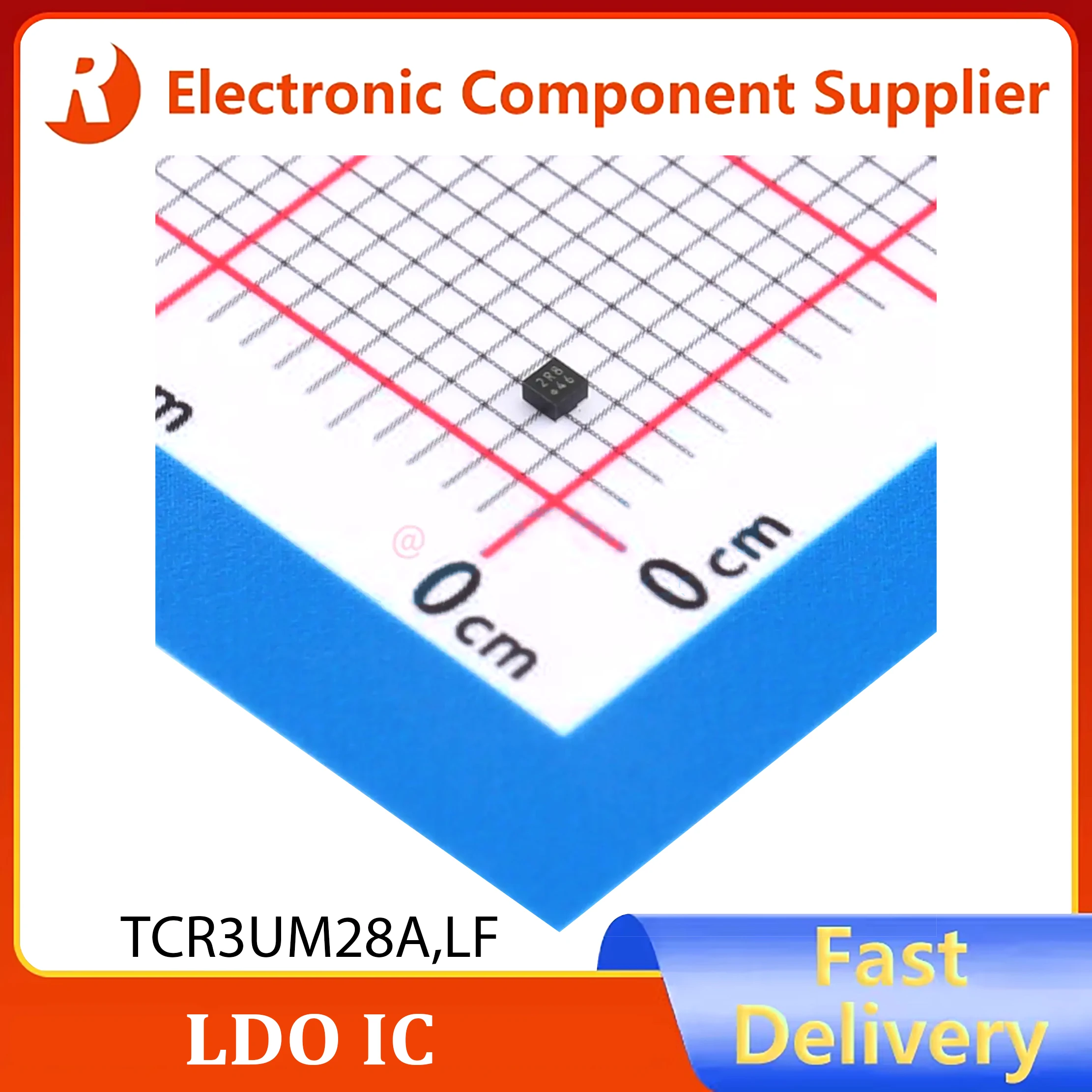 20PCS TCR3UM28A,LF DFN-4(1x1) New and Origina TCR3UM185A,LF Auto-discharge LDO IC in Stock