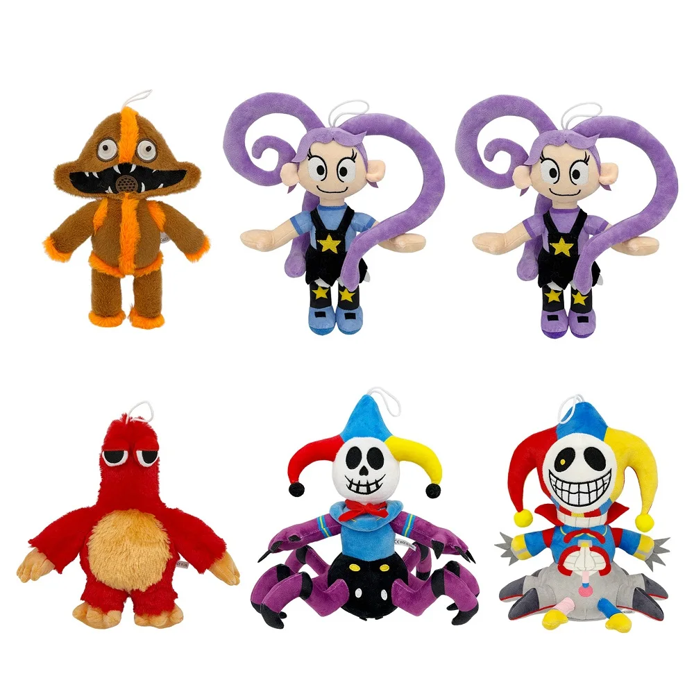 

1~6Pcs 20cm Horror Game Plush Toy, Cute Soft Stuffed Doll, Scary Monster Figure, Collectible Gift for Kids Fans