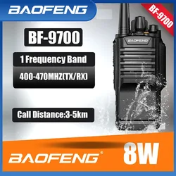 Baofeng resmi mağaza BF-9700 su geçirmez Walkie Talkie orijinal taşınabilir iki yönlü radyo amatör radyo alıcı verici IP67