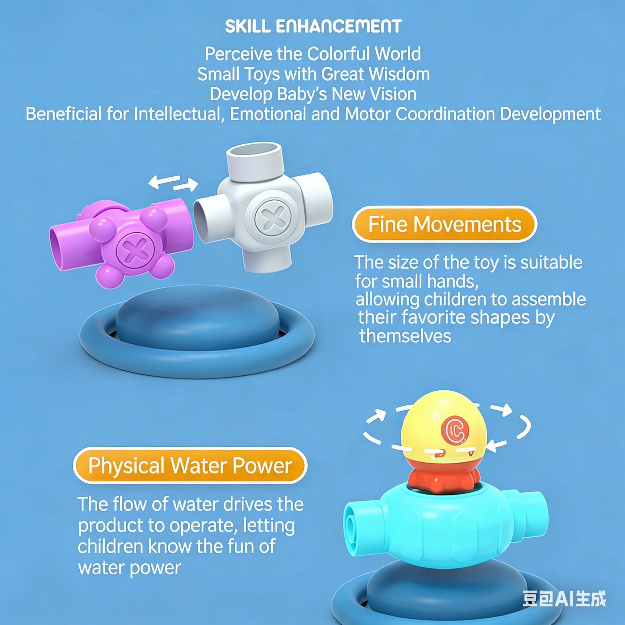 아기 목욕 장난감 욕조 DIY 파이프 튜브 물놀이 스프레이 수영 욕실 장난감 유아용 욕조 폭포 장난감