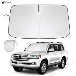 For Toyota Land Cruiser Prado  90 120 150 100 200 Windshield Sun Shade Sunshade Sun Visor Protector Foldable Blocks UV Rays