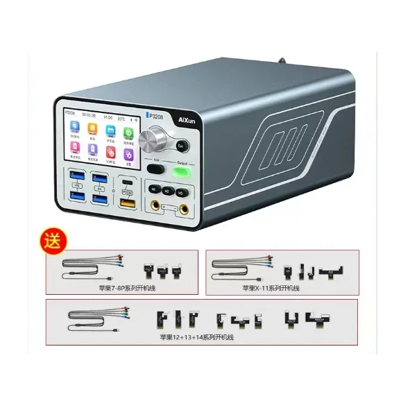 Aixun P3208 320W 32V/8A Regulated Convenient Power Supply One-button Booting Test Phone Motherboard