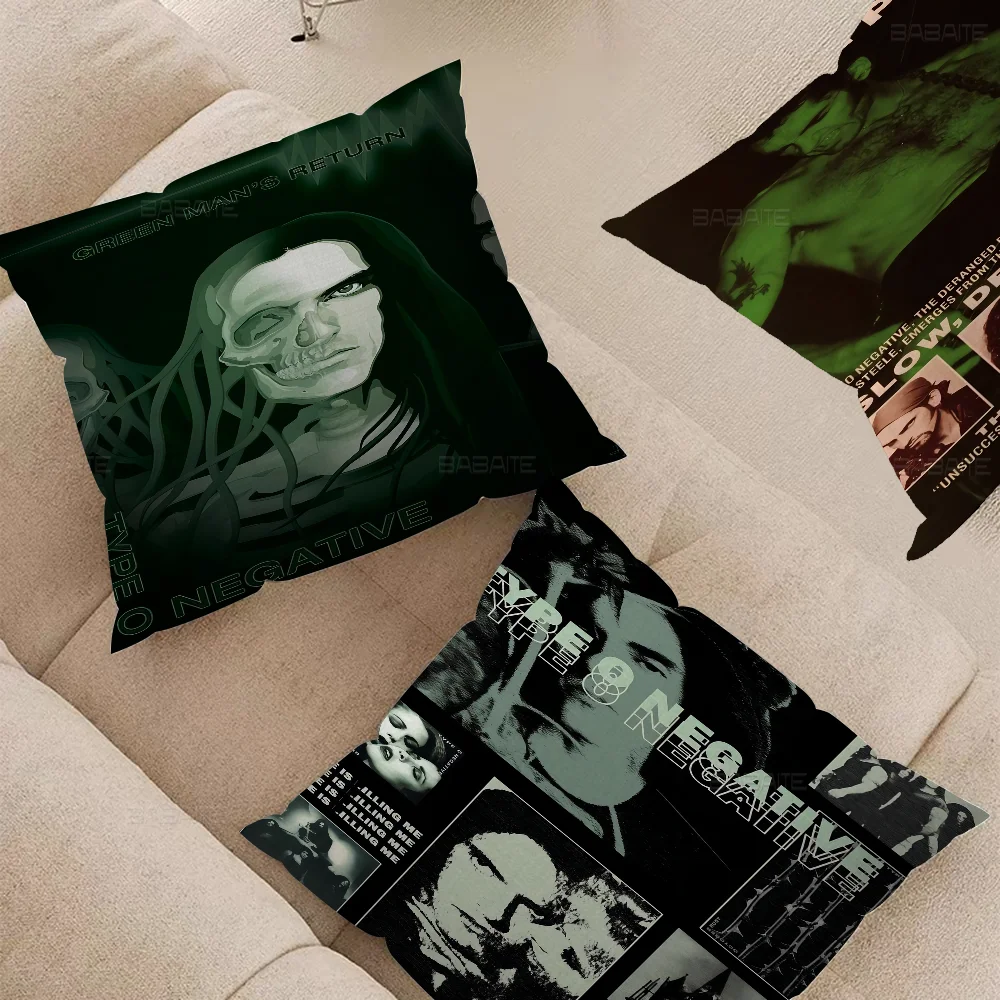 Rock Band Type O Negative Personalized Pillow Dust Cover Bedroom Kids Party Decoration Pillowcase Birthday Children Gift