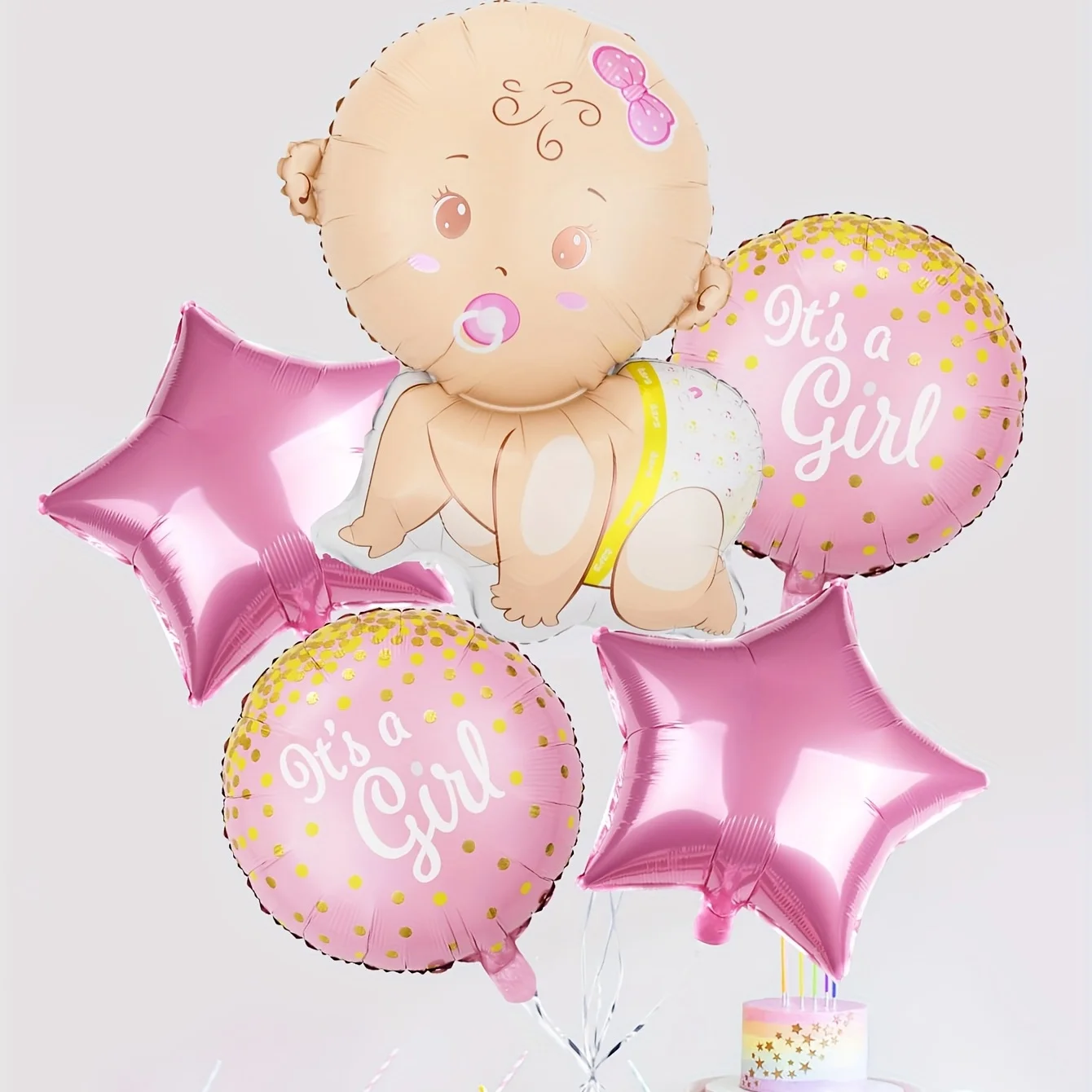 Baby Shower Balloons Decoration Crawling Baby Boy and Girl Gender Reveal Decoration