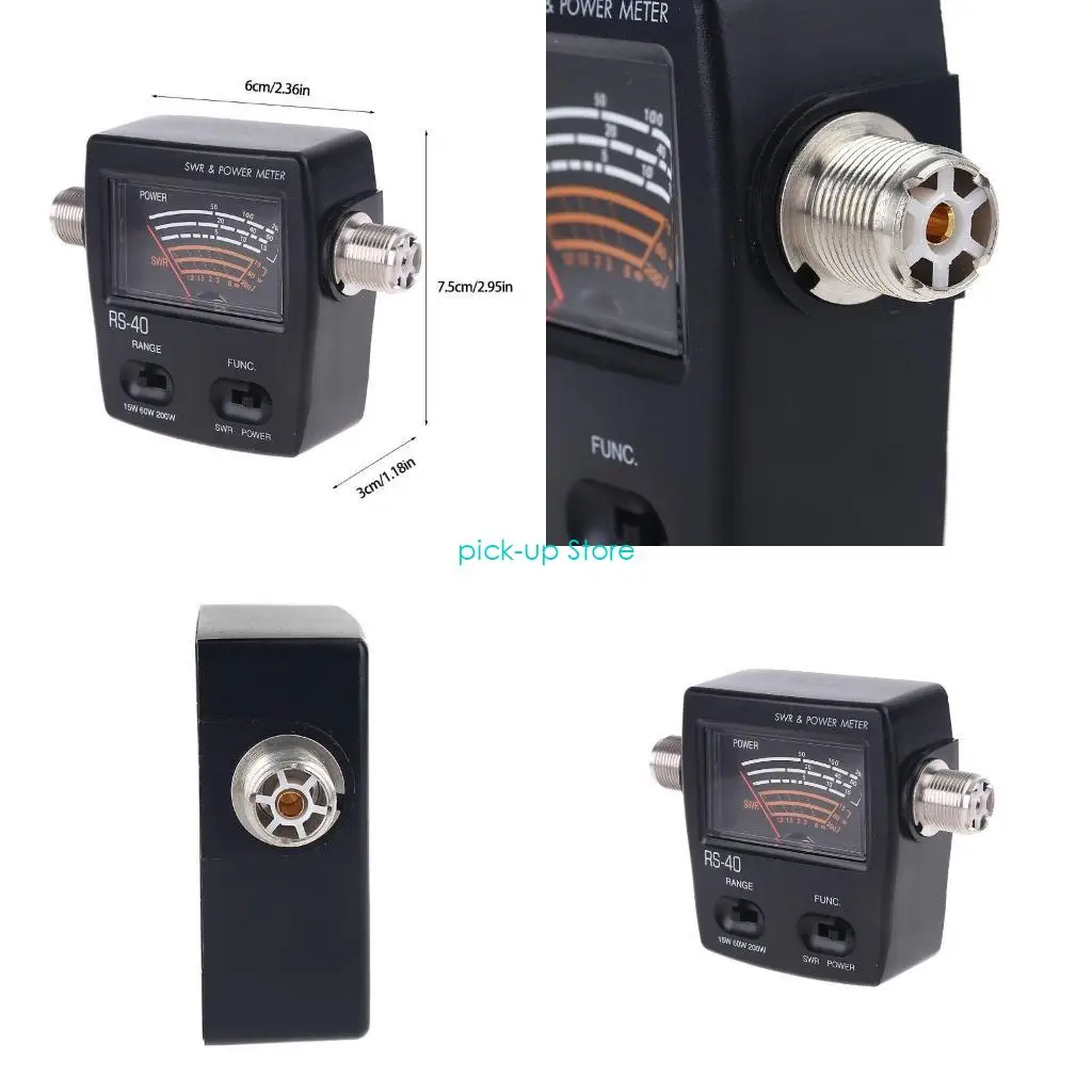 

Q5WA RS40 Измеритель КСВ мощности RS-измеряемый диапазон мощности до 200 Вт с адаптером