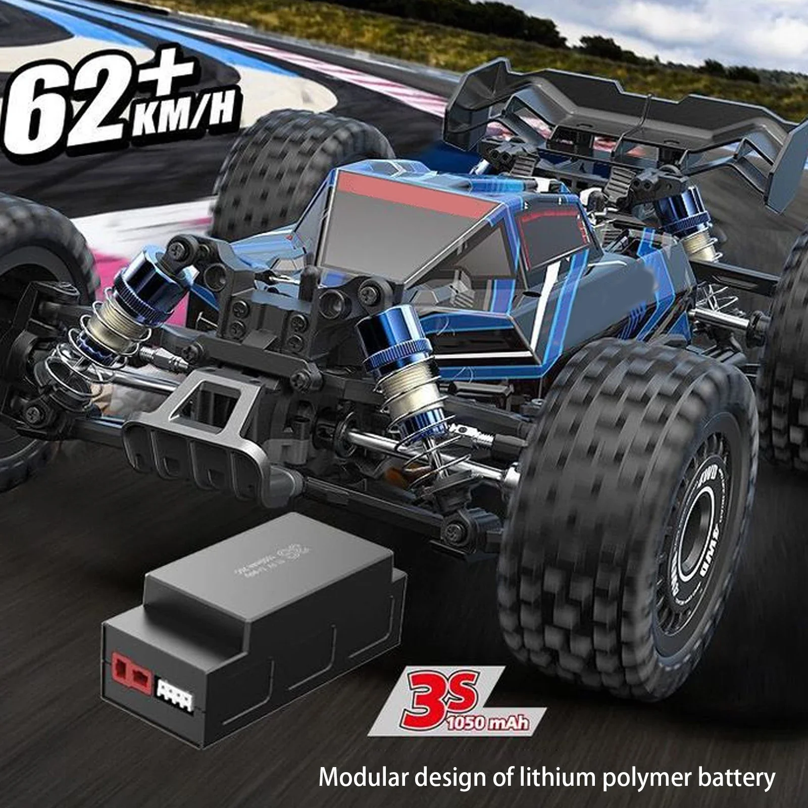 For MJX 1:16 Remote Control Car Brushless All Metal High-speed Drift Racing Car 3S Electric Racing Car V3 Children's Toy