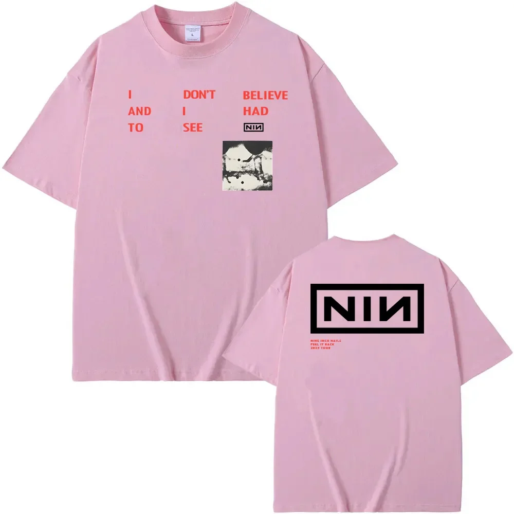 เสื้อยืด CBH LYRIC วง Nine Inch Nails สไตล์โกธิค คุณภาพสูง เสื้อยืดฮิปฮอป แขนยาว ผู้หญิง/ผู้ชาย ผ้าฝ้าย 100% คอกลม