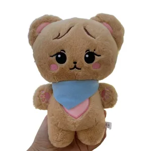 20 سنتيمتر K-pop مروحة أفخم دمية الأسود والوردي المعلقات محشوة أفخم لعبة وسادة هدية JISOO JENNIE ROSE LISA WORLD TOUR أعلى 6 مبيعا مطرقة سوداء وردية - رقم 3