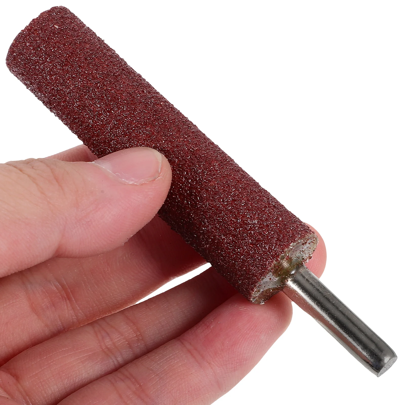 

3pcs Cylinder S Drum 6mm Shank 80 240 Grit Emery Cloth Abrasive Heads Rotating Tool Accessories Wood Metal Plastic Jade DIY