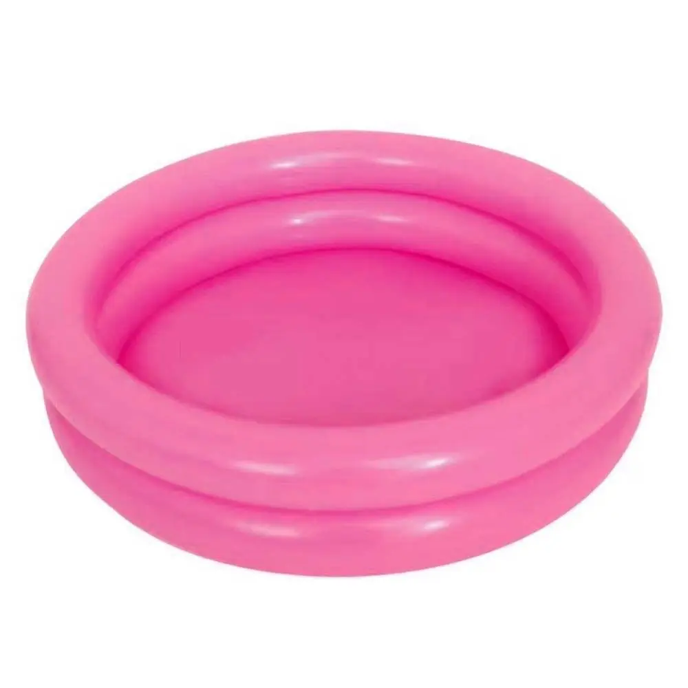 Piscina gonfiabile estiva portatile Piscina rotonda per bambini da 60 cm Vasca da bagno per giochi all'aperto in PVC per ragazzi e ragazze