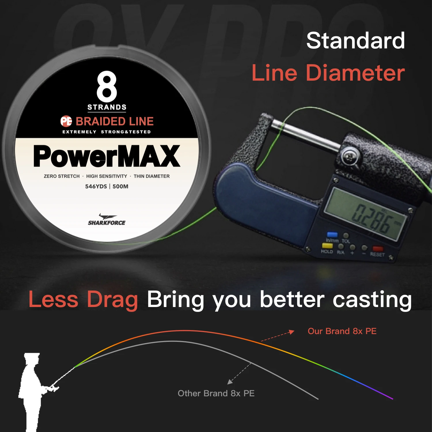 8-Strand PE Braided Fishing Li - Ice Fishing Line ulasan dan harga