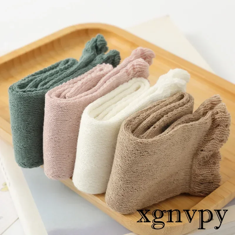 Socks Baby Girl Boy Newborn Knee High Long Socks Infant Cute Toddler Non-slip Socks Cotton Baby Stuff Accessories Girl Clothes